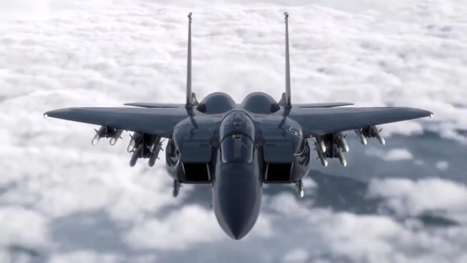 美国f-15战斗机,三维动画宣传片,这也太科幻了吧!