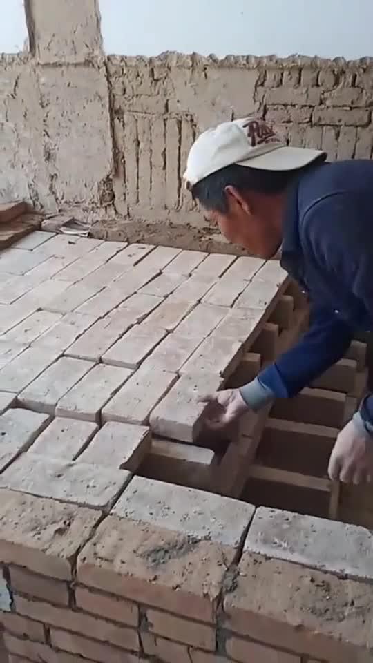 原来北方的炕,是这样砌出来的,长知识了!