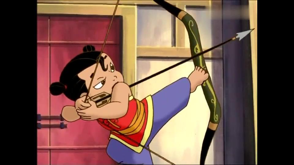 哪吒传奇:妲己真痴情,自己替纣王挡了一箭,还好九尾狐死不了!