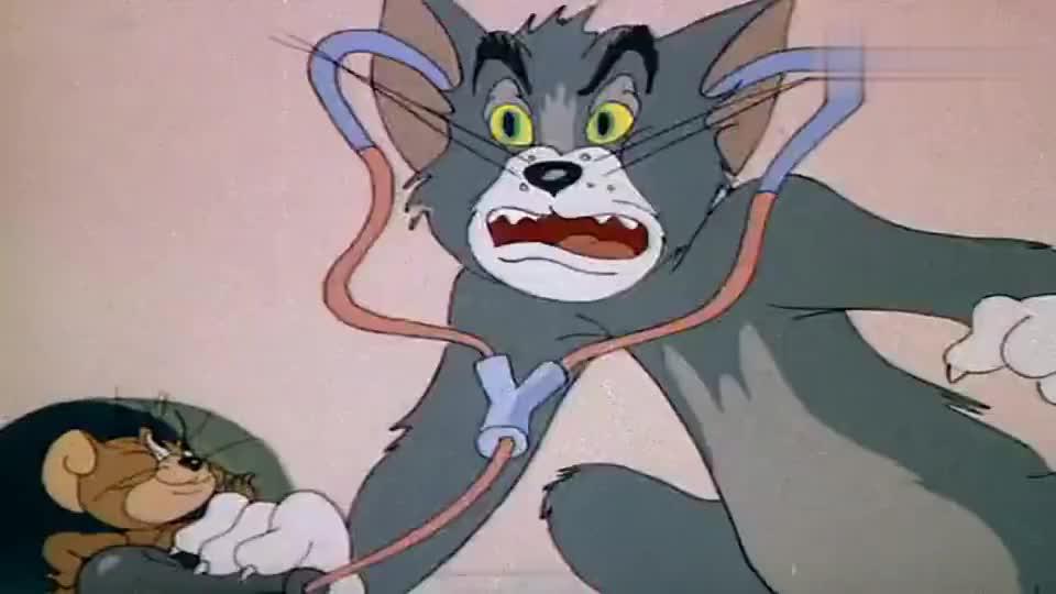猫和老鼠汤姆看完了捉鼠秘籍却把自己炸死了