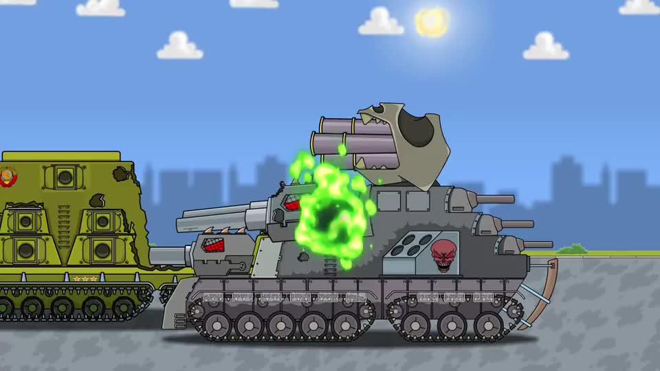 坦克世界动画:怪物 vs 巨鼠
