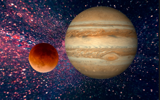 定好闹钟本周末火星和木星年度相遇