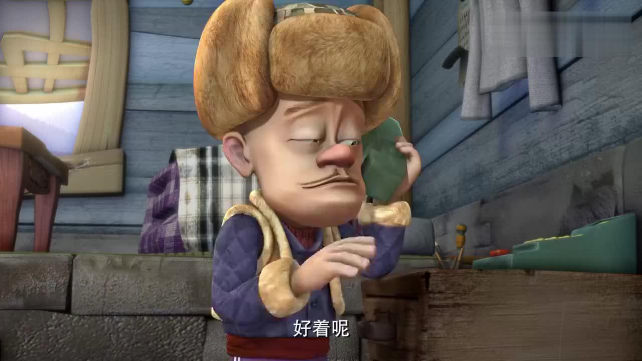 熊出没光头强吃着过期汤面,吹的牛都响亮多了