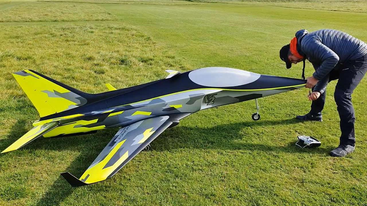 大人的玩具!这rc喷气飞机跟真机没啥区别