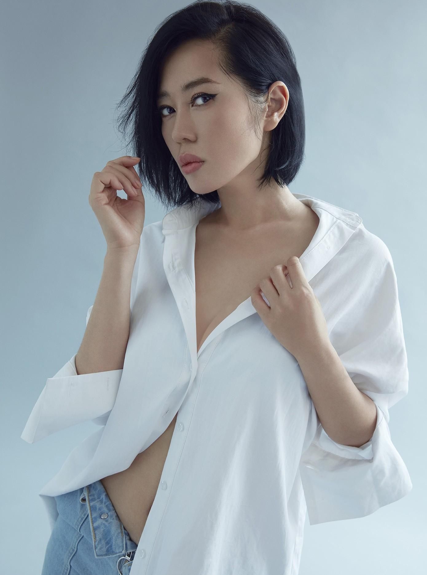 余男时尚优雅的造型，高贵冷艳，楚楚动人！