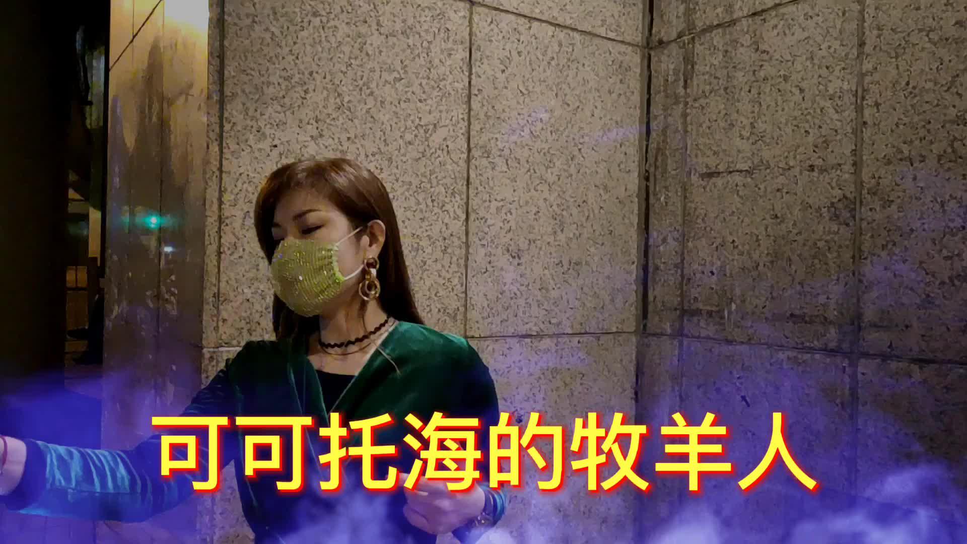 街头女歌手芯妮一首《可可托海的牧羊人》,唱得感人好听