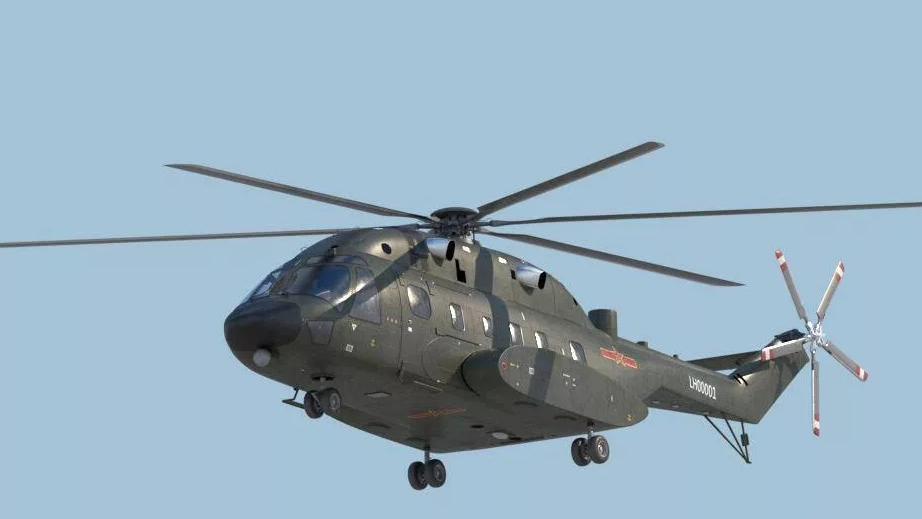 直8l宽体直升机精准模型公开,交付指日可待,与直20成突击绝配