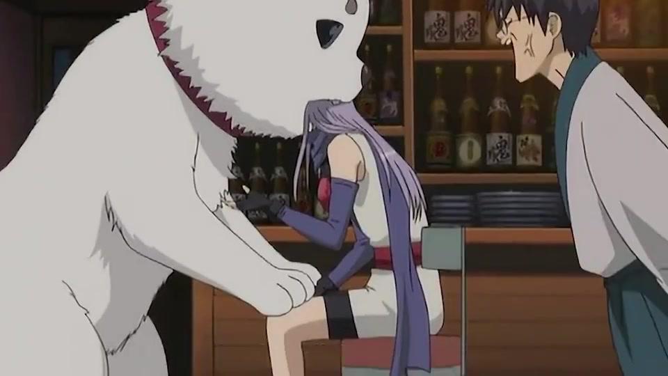 银魂 小猿你这还是把眼镜带上吧 要么会给别人带了麻烦的