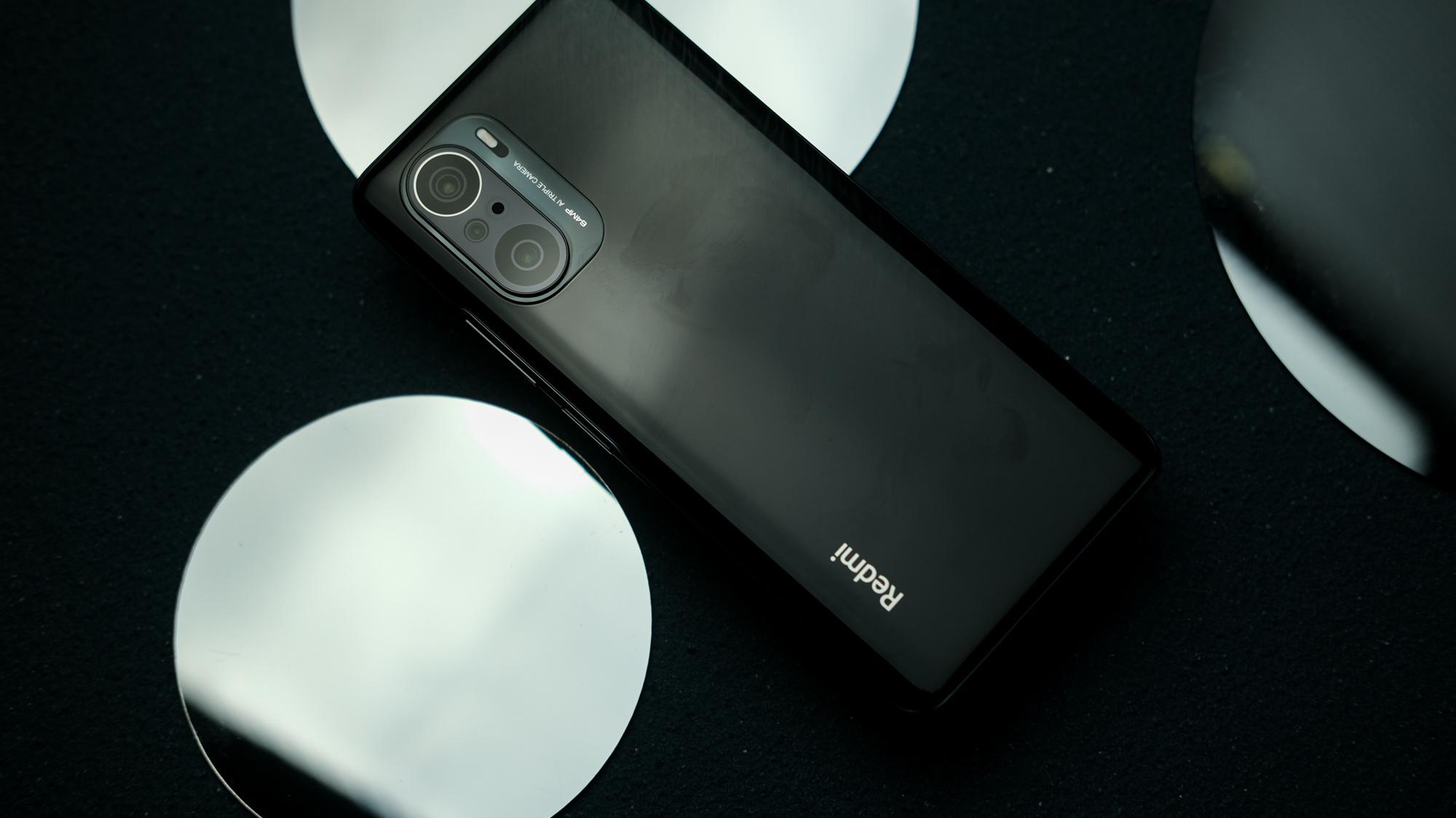 红米k40pro墨羽开箱这外观你给几分