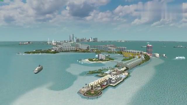 未来三沙市城市规划构想:人口20万,轻轨,机场,应有尽有