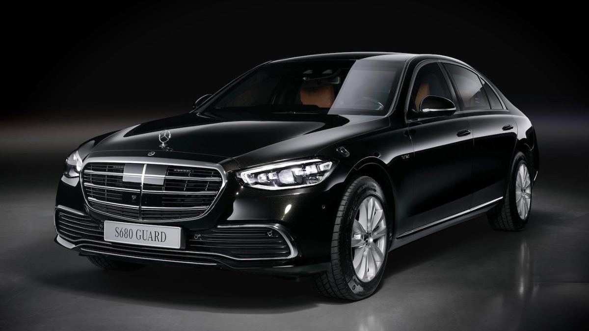超豪华装甲车2021款奔驰s680 防弹车
