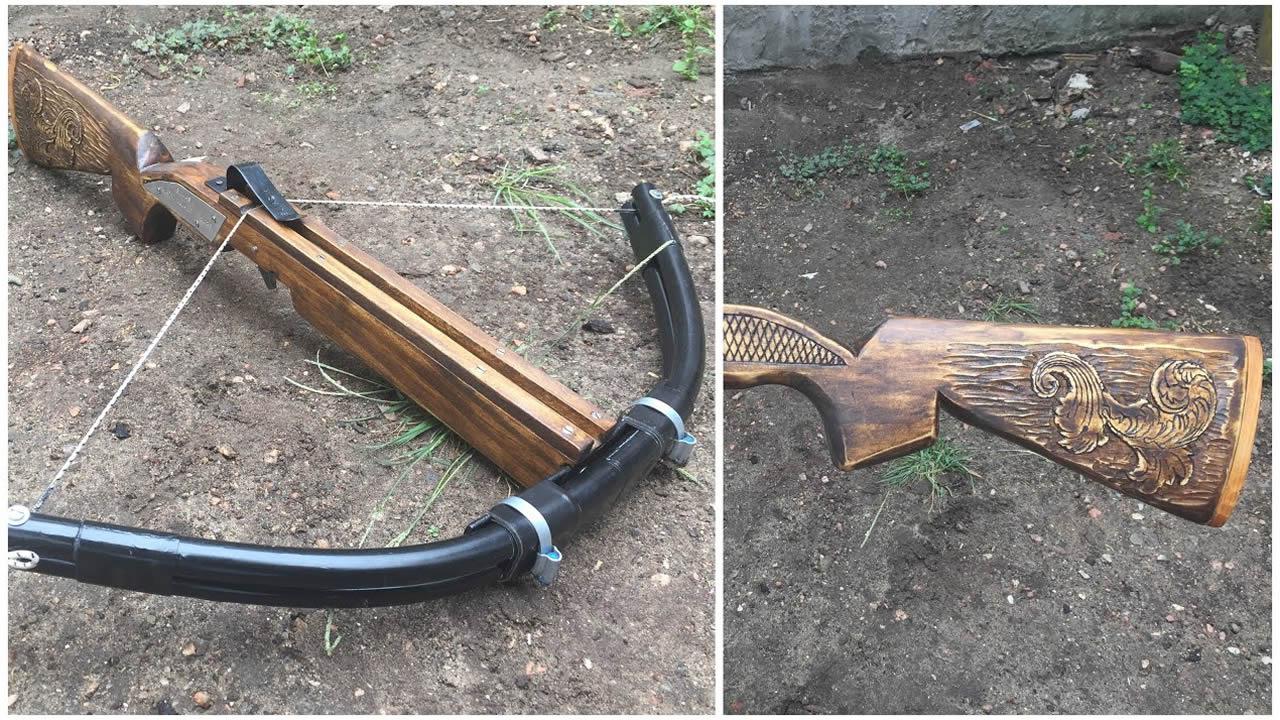 大神自制精美的弓弩,细节完美,这才是工匠精神!