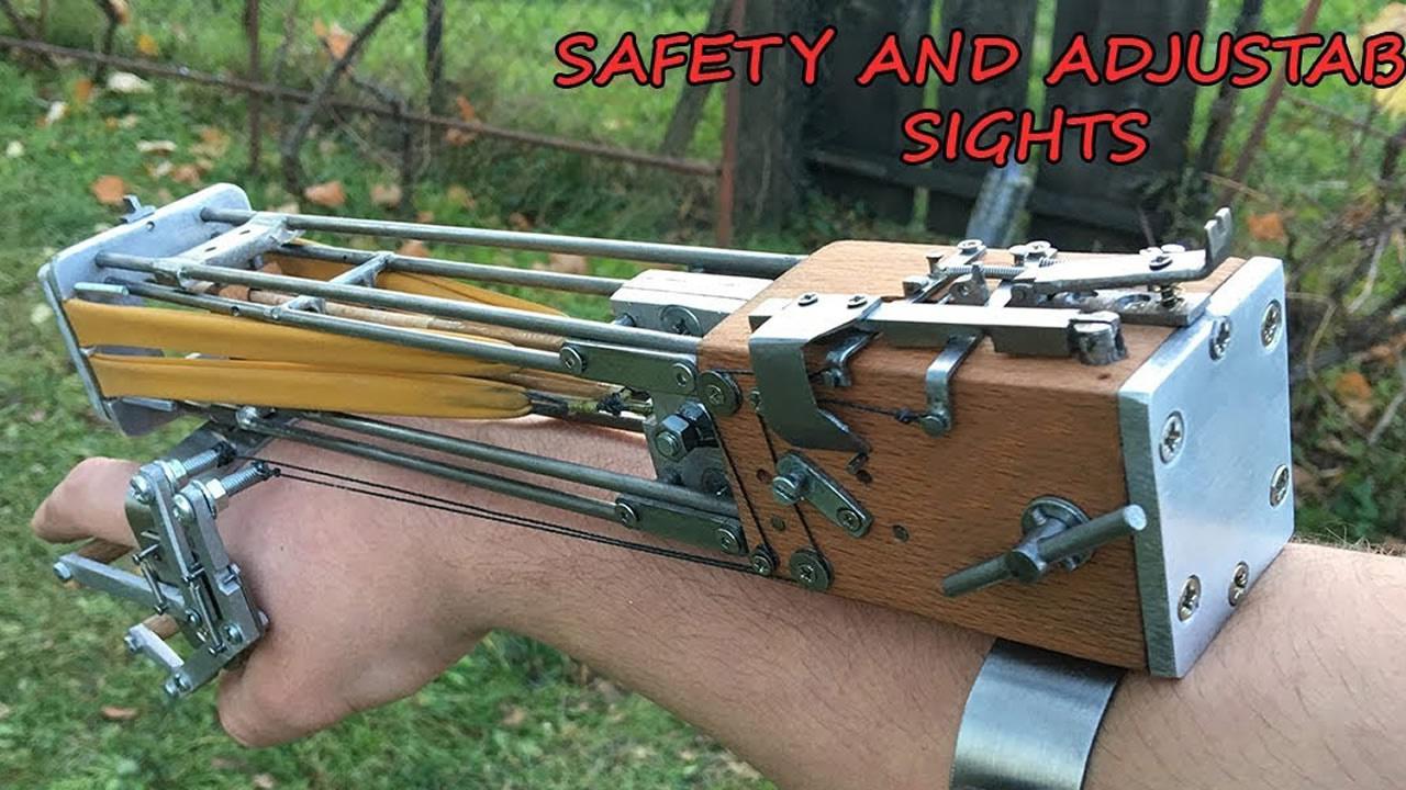 安装在手臂上的高级弓弩测测威力如何