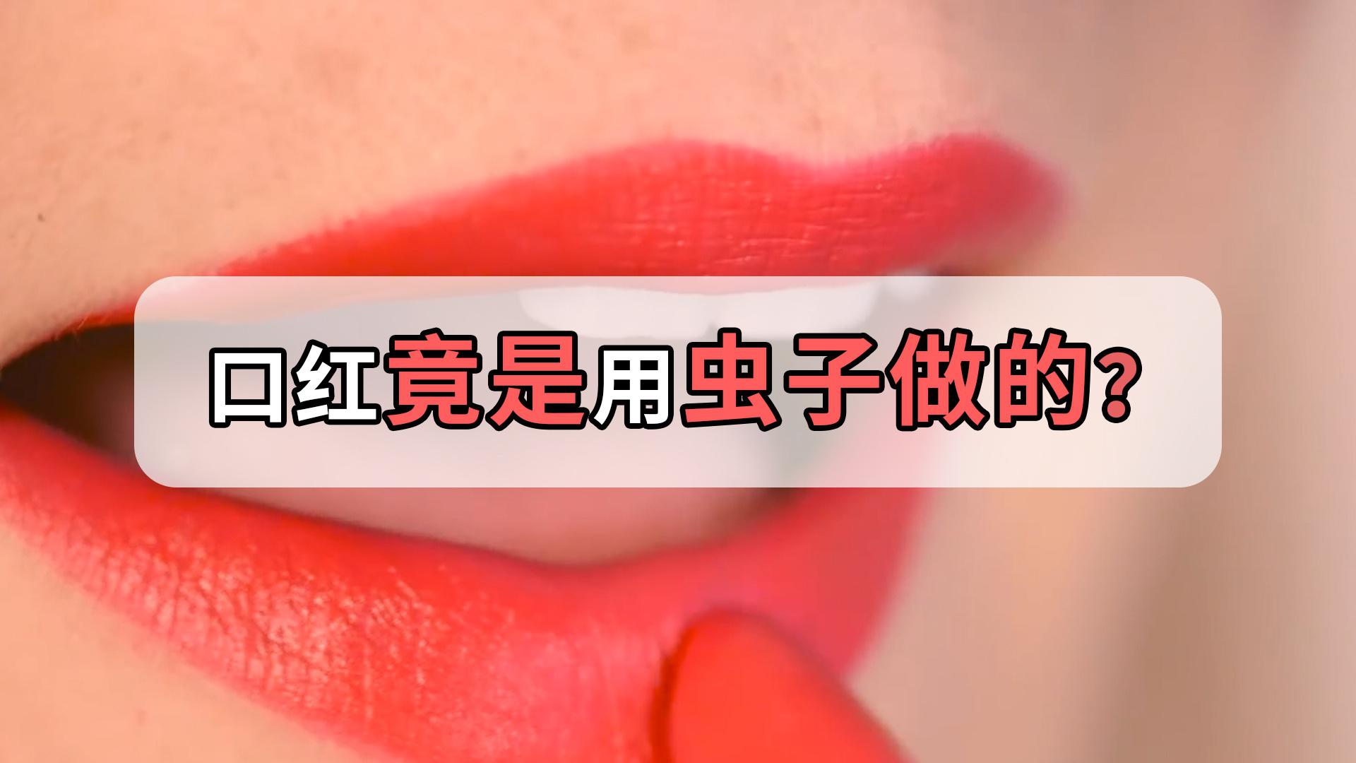 口红是用虫子做的!越高档的虫子越多!