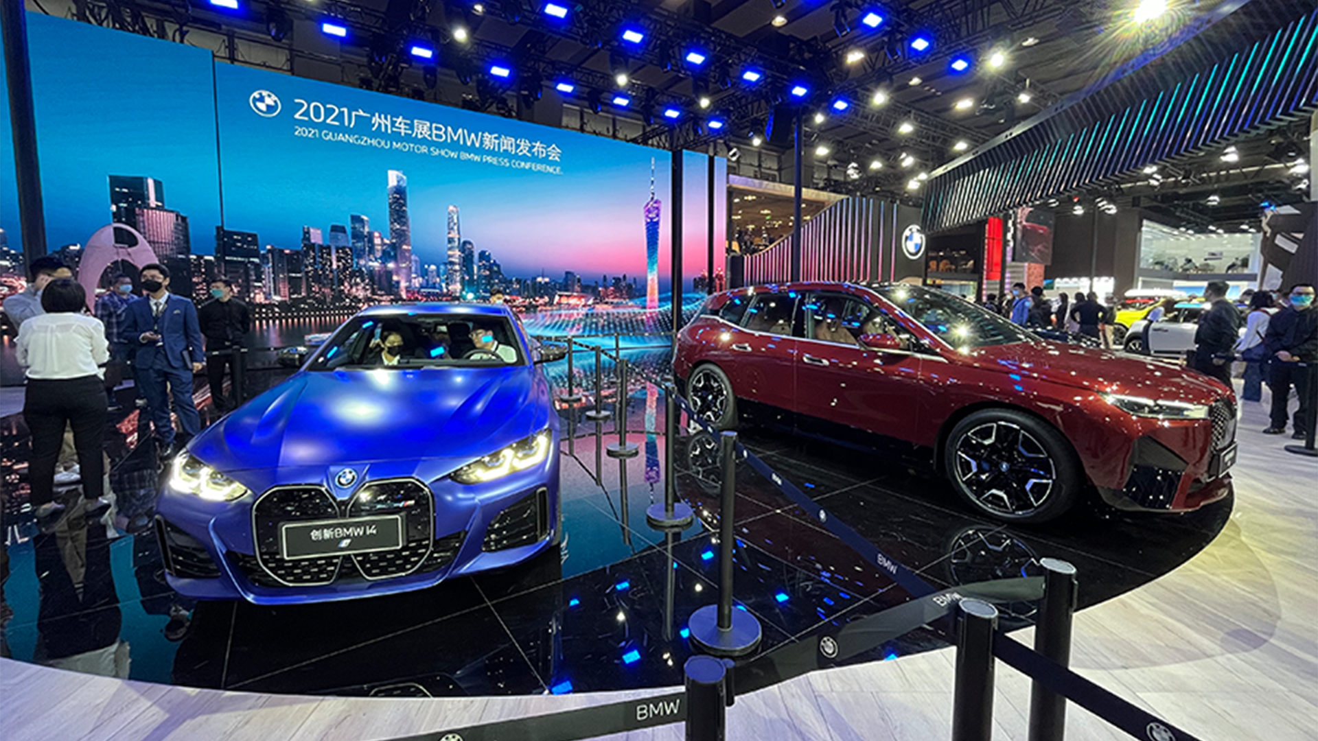 2021广州车展实拍宝马携ixi4亮相