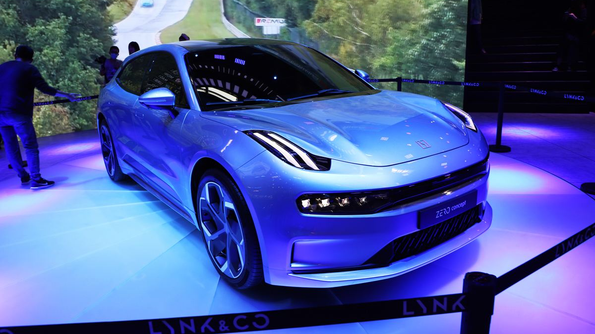 未来的领克纯电动车长这样 北京车展实拍领克zero概念车
