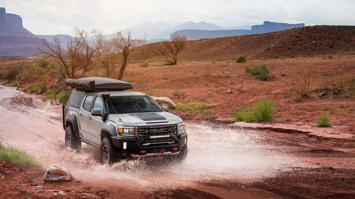 尽显硬派风格 gmc canyon at4 ovrlandx
