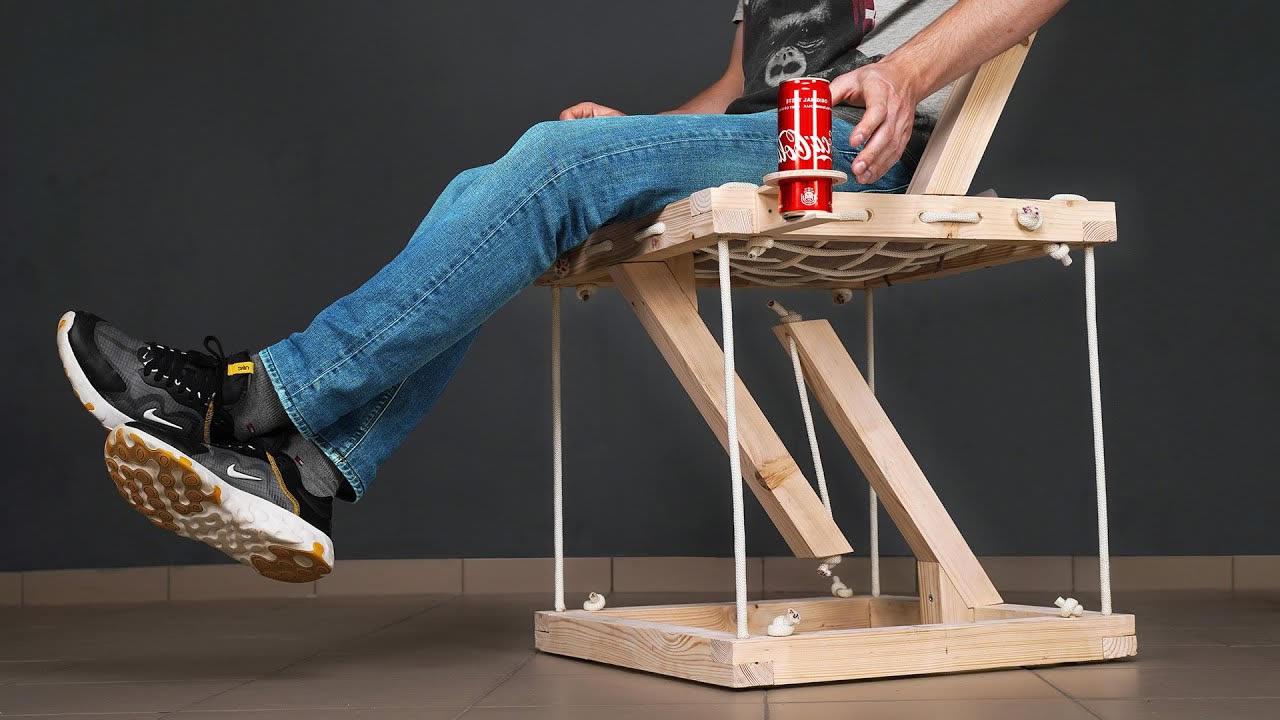 用绳子能撑起一把椅子制作一把神奇的悬浮椅子