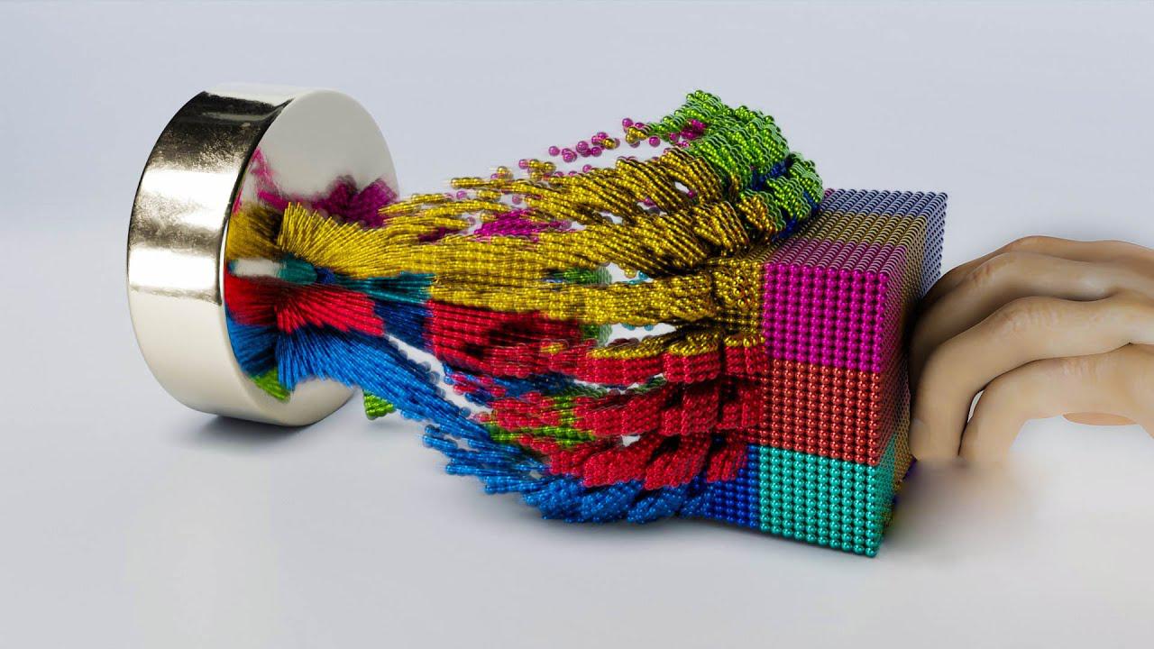 慢镜头下的磁铁,画面太解压了