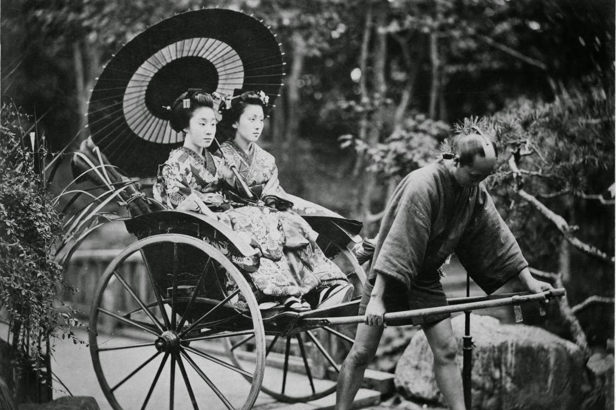 老照片 1880年代明治维新时期的日本 漂亮的日本女子