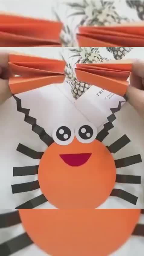 手工制作:小螃蟹_手机新浪网