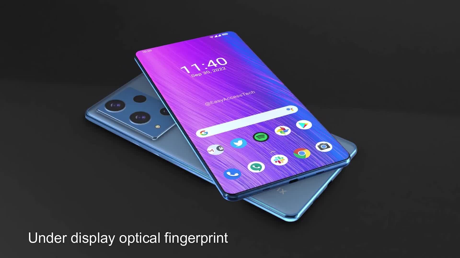 小米13 pro概念机:屏下相机,两亿像素主摄,正面太美了!__财经头条