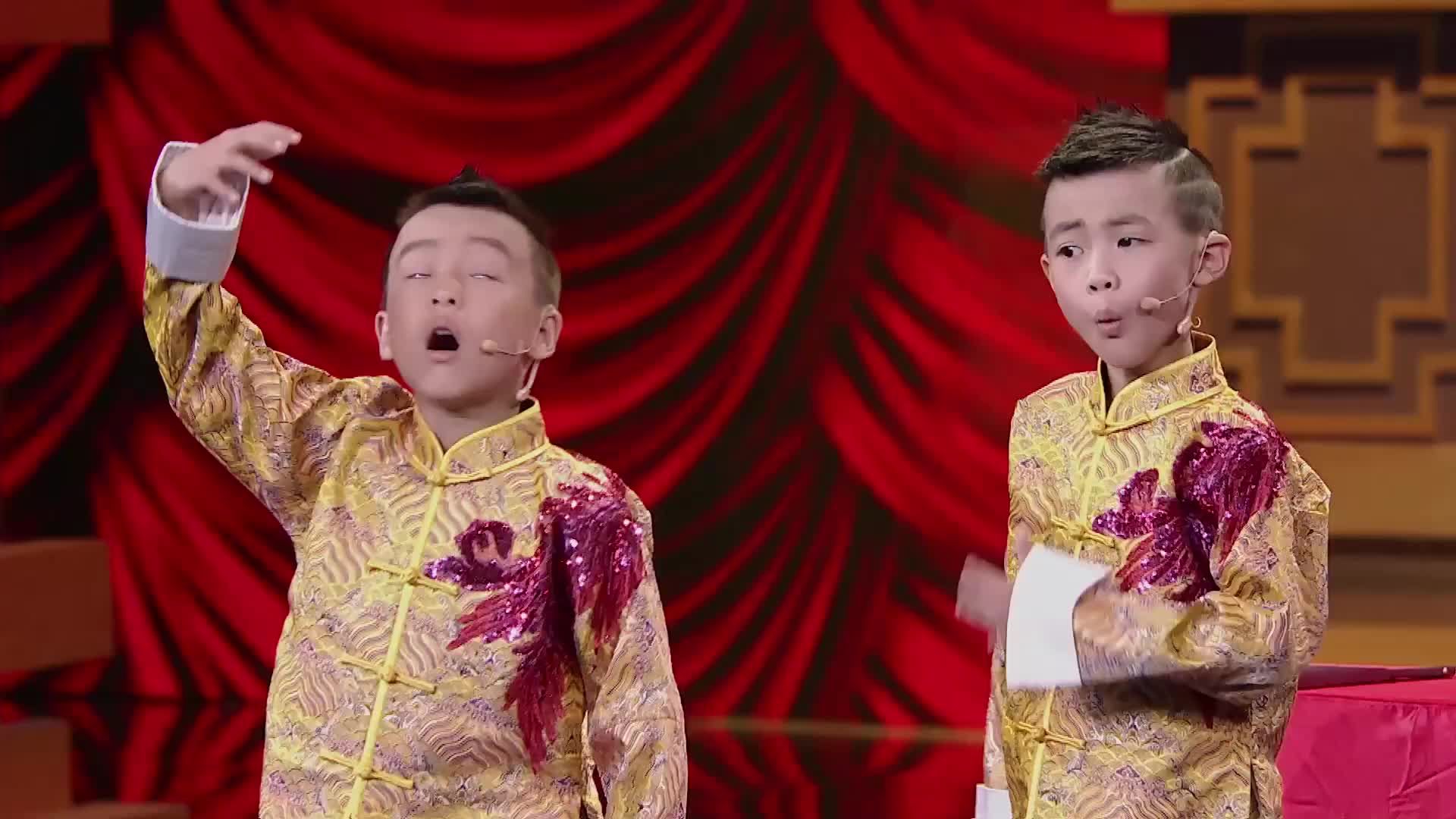 爆笑相声双胞胎兄弟表演反正话