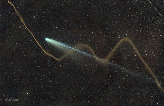 彗星 Lemmon 的双尾|天文|彗尾|彗发|彗核|流星_新浪新闻