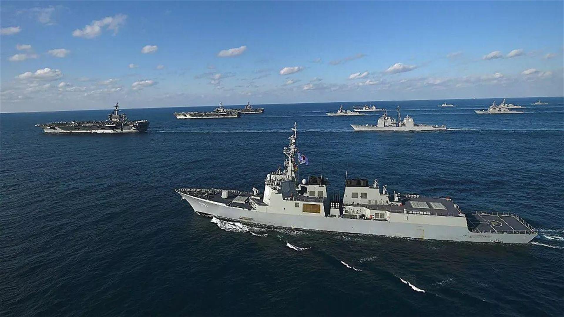 美国公布世界海军前5强,亚洲就有3国,印度看后当场崩溃