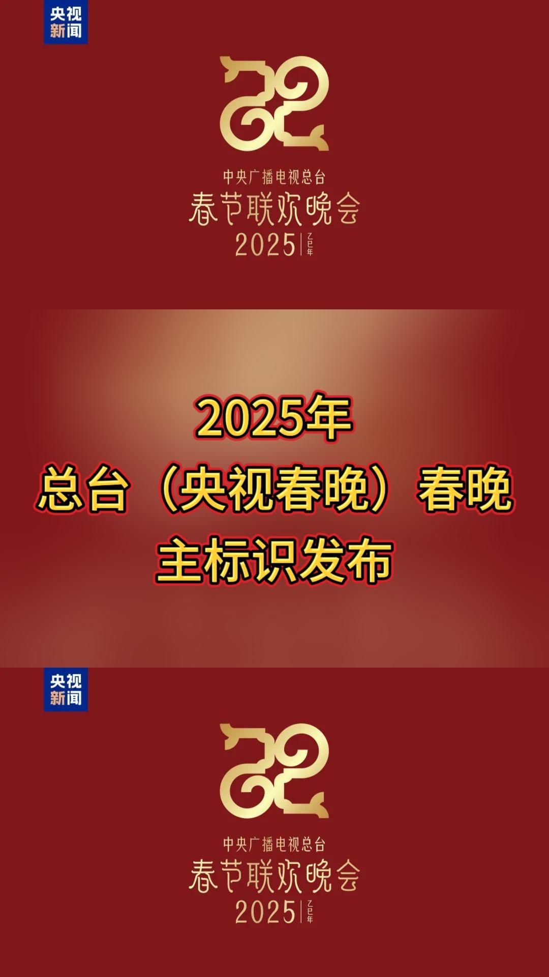 巳巳如意，生生不息！2025年总台（央视）春晚主题和主标识发布|春节联欢晚会_新浪新闻