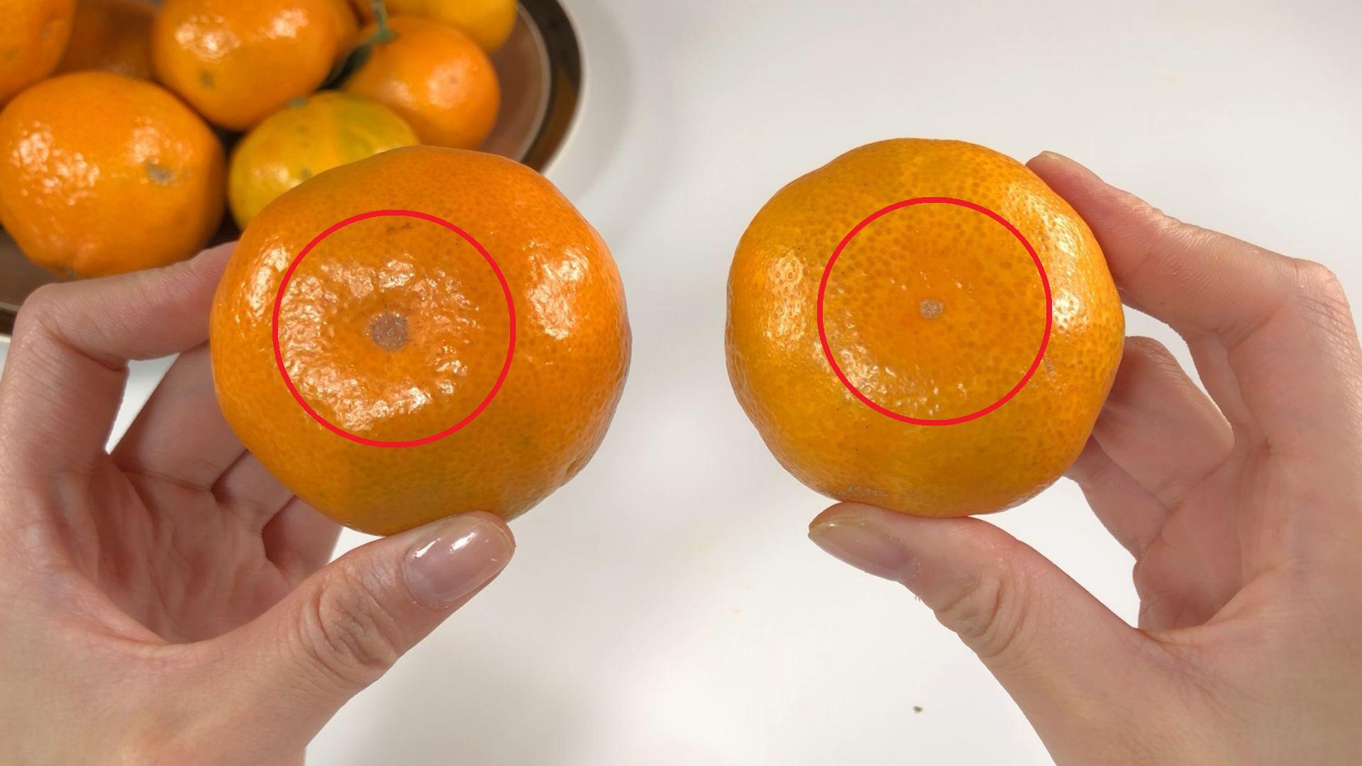 才知道买橘子要挑母的教你挑选窍门橘子皮薄水多又甜又好吃