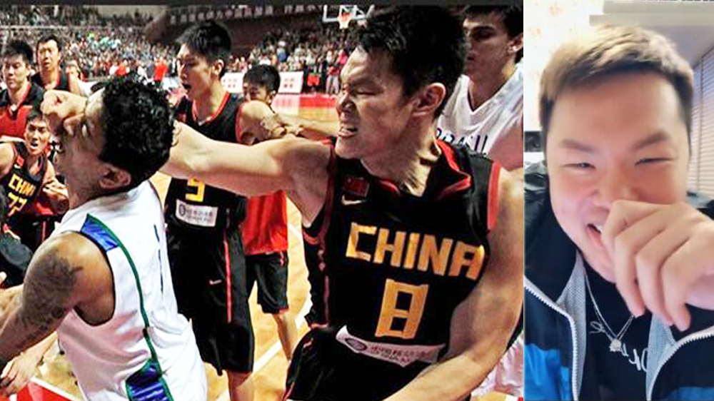 朱芳雨直播回应朱八拳,男篮暴打巴西为国足报仇