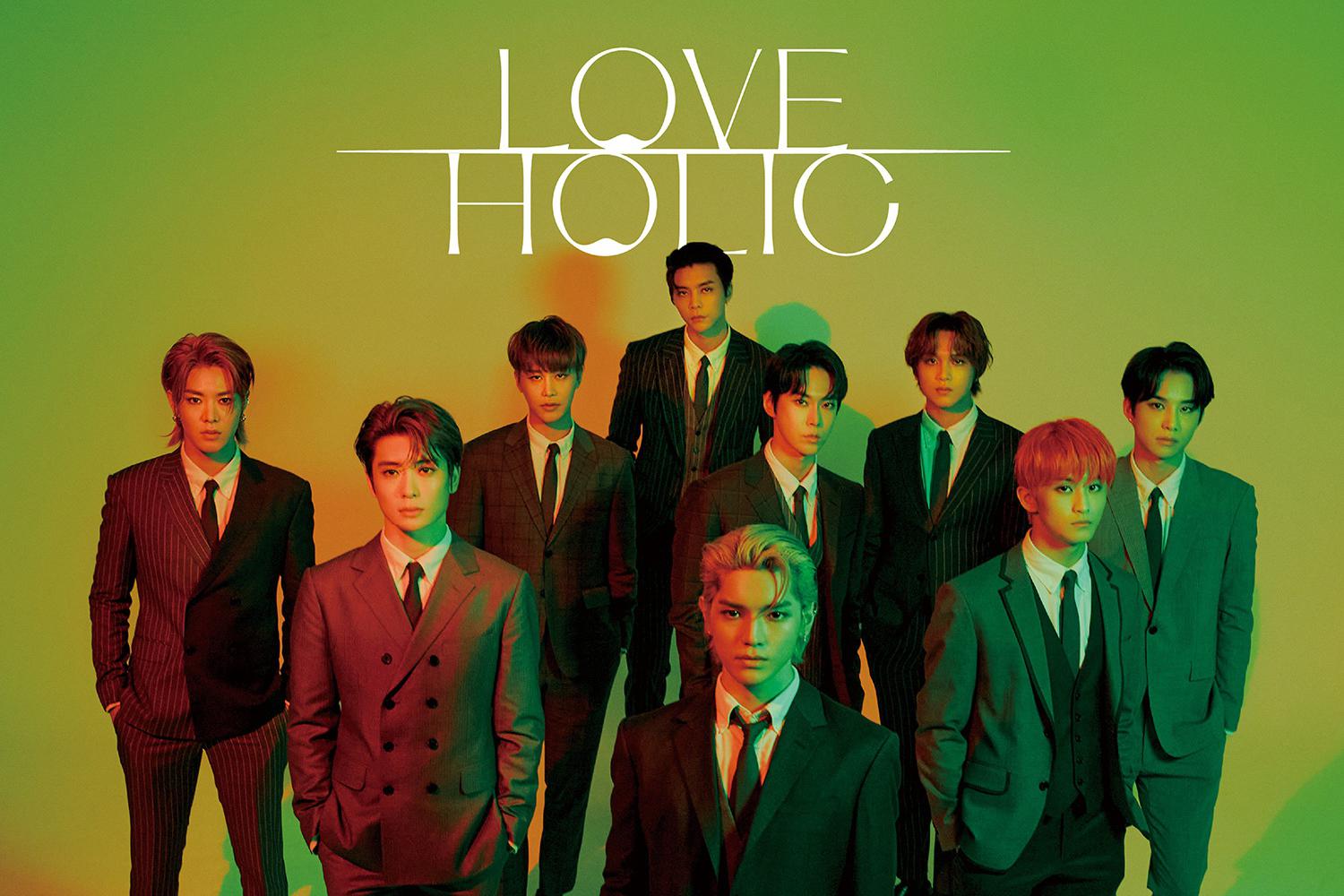 nct 127日文专辑《loveholic》一经发行便荣登oricon榜单榜首