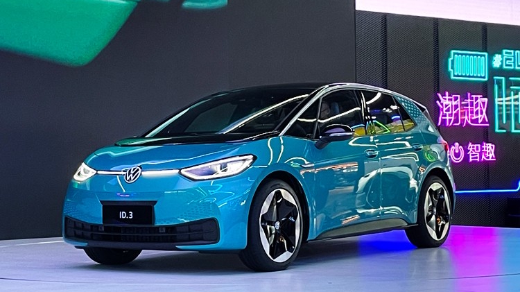2021成都车展 上汽大众id.3亮相