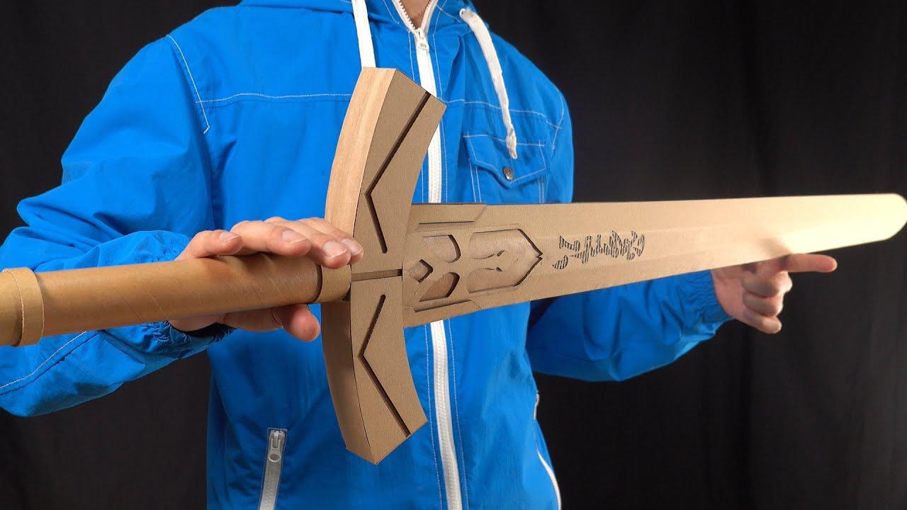 纸板是门艺术这把宝剑居然是纸板制作的