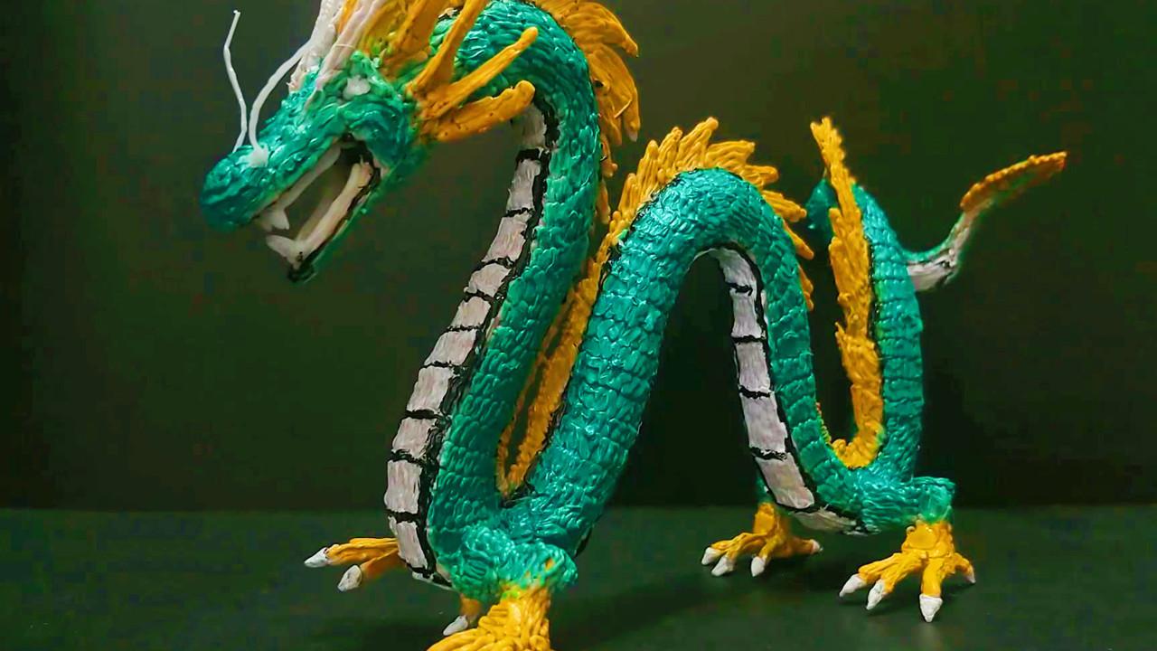 大神挑战3d打印,画出一条"东方神龙",成品霸气十足!