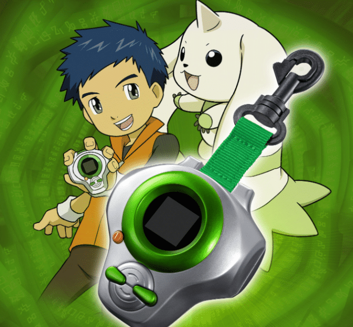 从2001年到2002年播放的动画《数码宝贝》开始,登场人物松田启人,李建