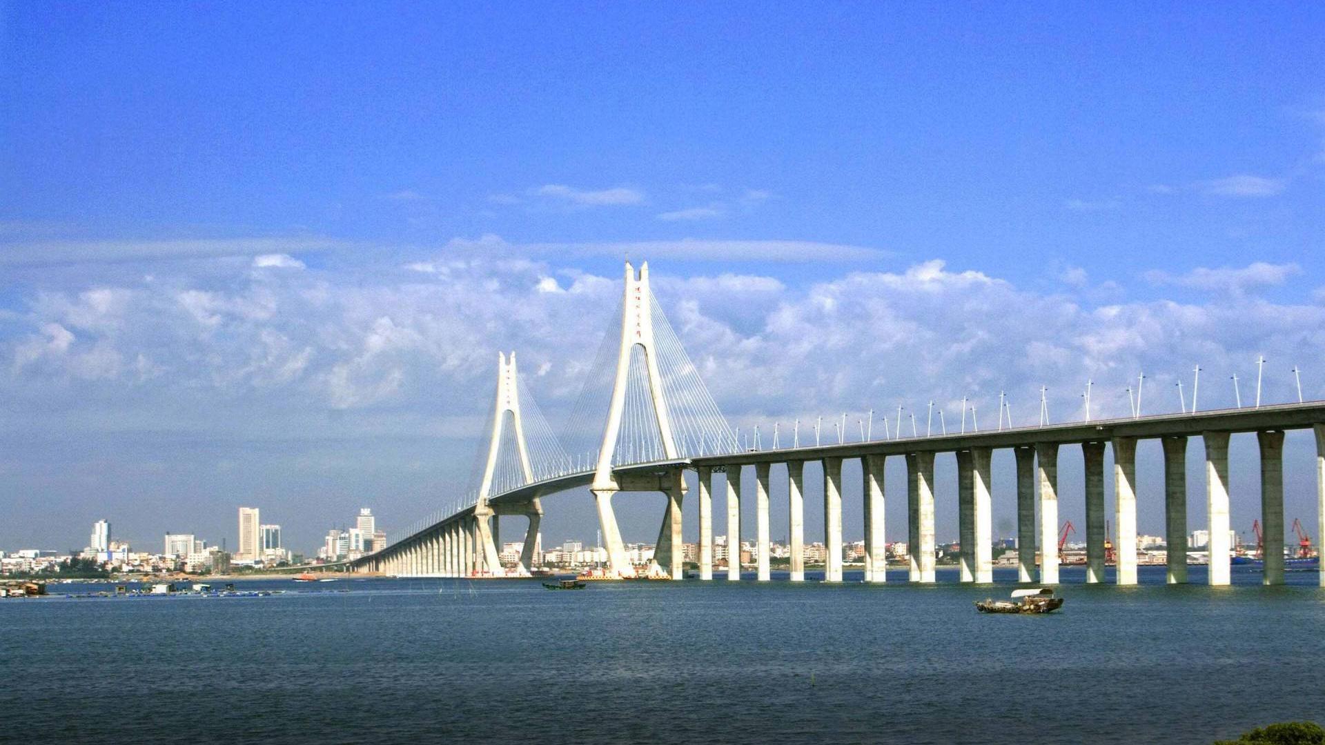 中国这一座"跨海大桥",仅长3.9公里,却获得5个省内第一!