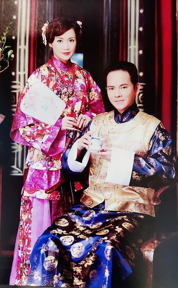 结婚照,闺蜜朱茵蔡少芬曾是伴娘,今关系破裂无交集|陈嘉辉|梁小冰