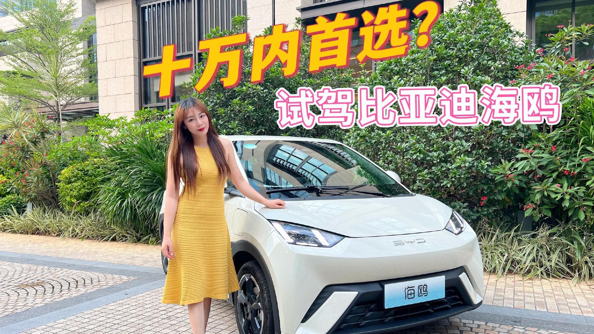 十万内首选？试驾比亚迪海鸥|试驾评测|两厢车评测|新能源_新浪新闻