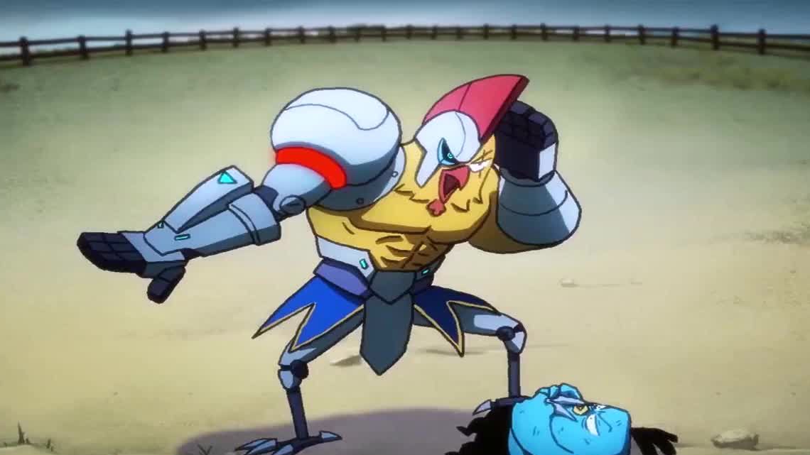 隐藏高手鸡大宝拯救被绑架的阿七和小飞