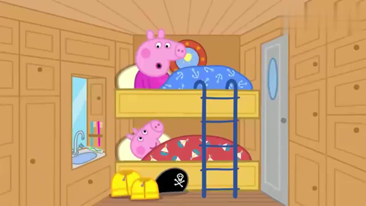 小猪佩奇:佩奇乔治睡醒了