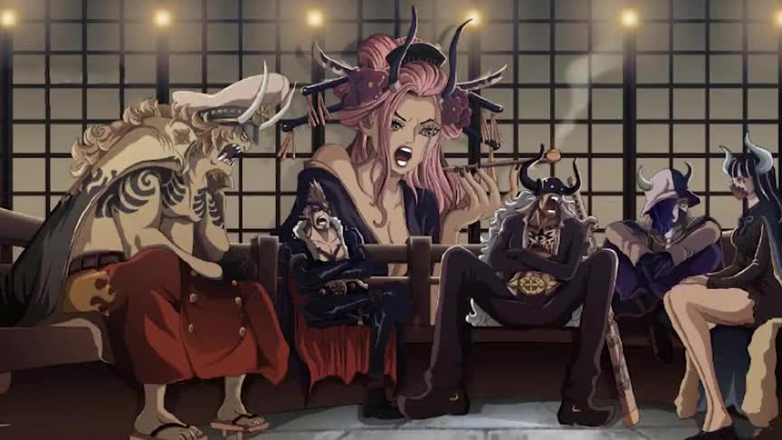 海贼王:百兽海贼团资料曝光,双色霸气已成标配,全员悬赏过亿