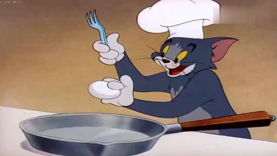 猫和老鼠汤姆要把小鸭子做成烤鸭小鸭子吓得找杰瑞帮忙