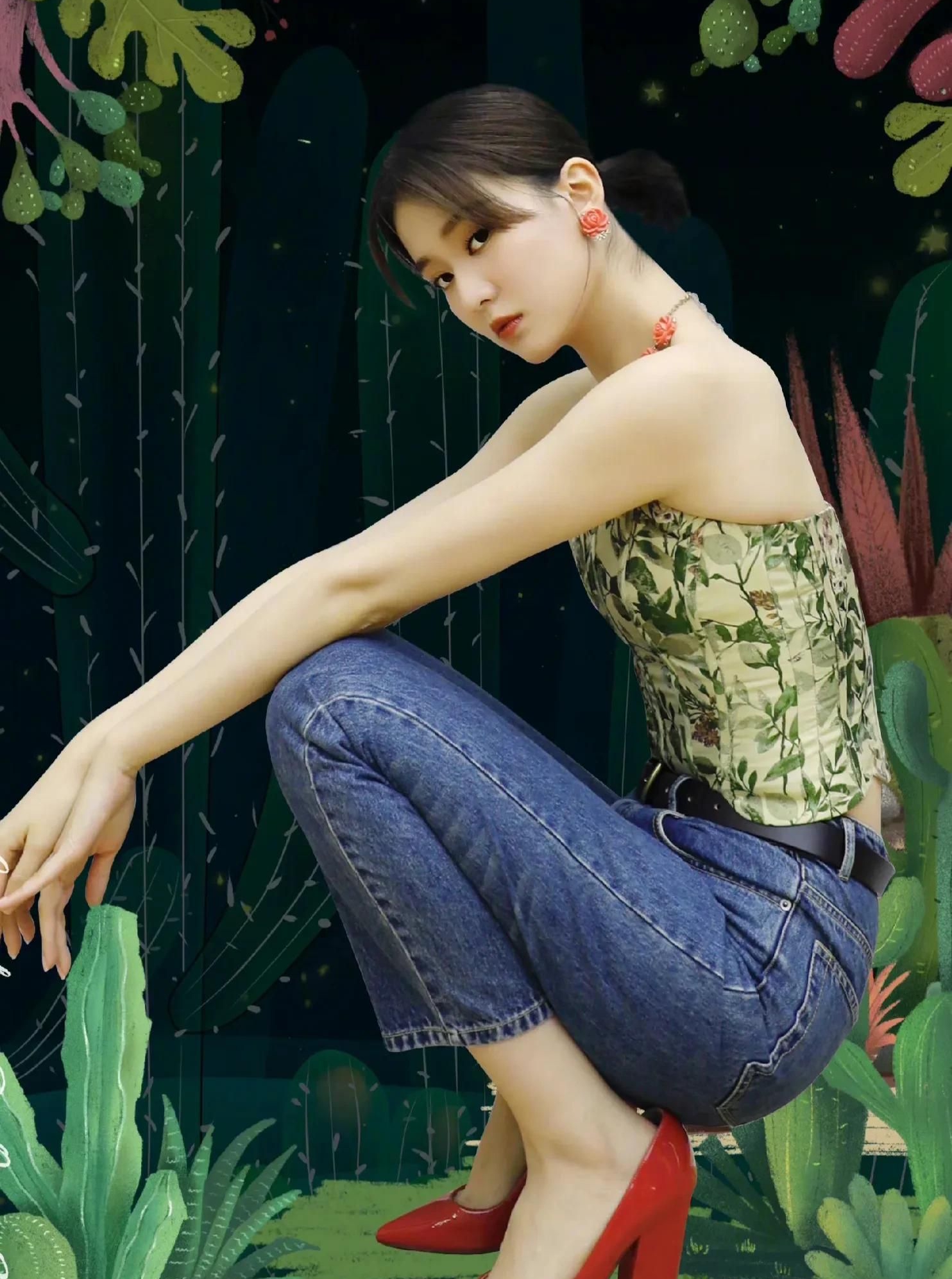 乔欣,甜美可爱,俏丽多姿的写真集!__财经头条