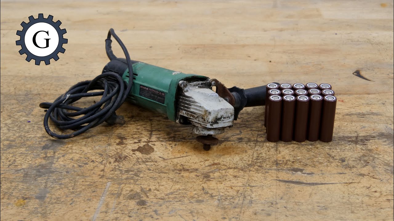 修复一把破旧的角磨机,翻新过程让人满意