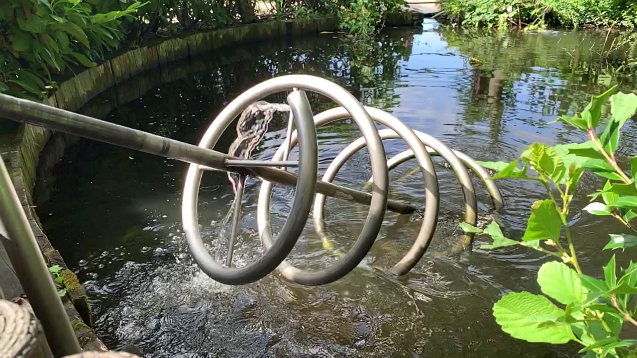 阿基米德螺旋抽水泵,天才般的操作!