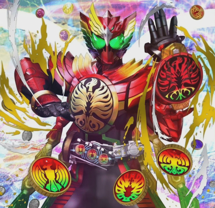 假面骑士ooo粉丝自制永恒结婚鸟硬币万代骗氪的法则决定了