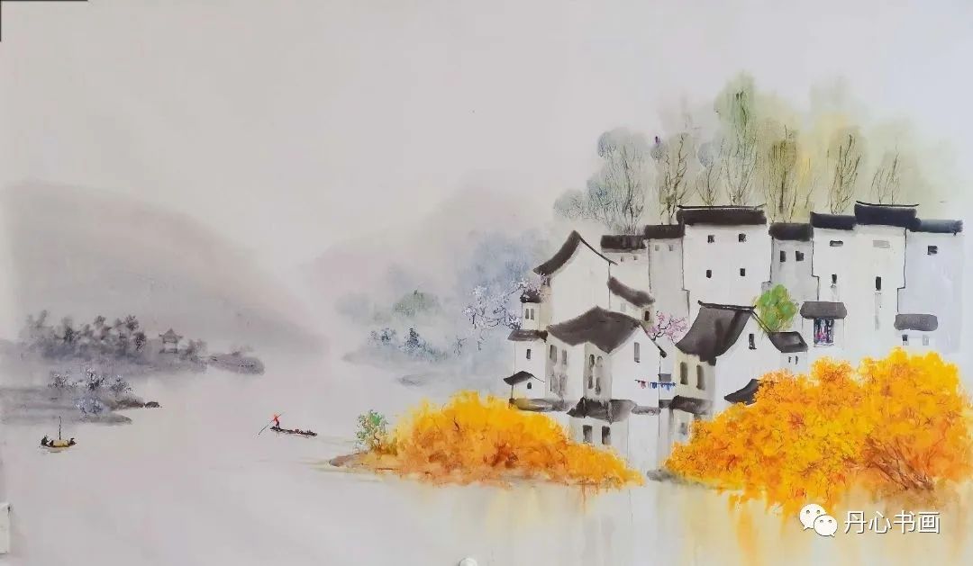 意境自在山水间,画尽天下是江南|禅意水墨画家冯少帅|宁夏|禅意|油画