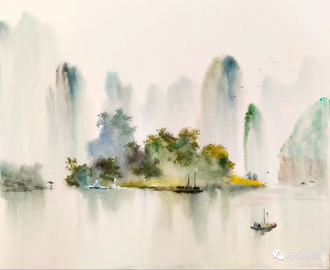 意境自在山水间,画尽天下是江南|禅意水墨画家冯少帅|宁夏|禅意|油画